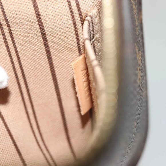 LOUIS VUITTON Monogram Neverfull PM Pouch Pouch LV - Picture 13 of 14